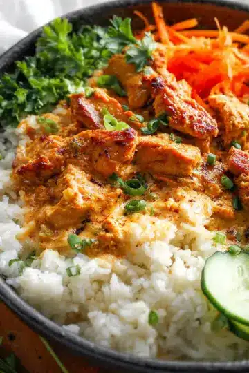 Coconut Chicken Rice Bowl