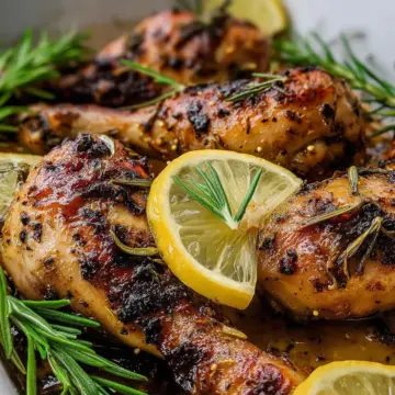 Lemon Rosemary Chicken Drumsticks