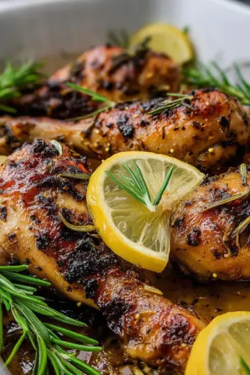 Lemon Rosemary Chicken Drumsticks