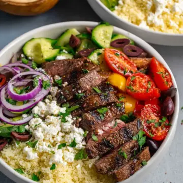 Mediterranean Steak Bowls