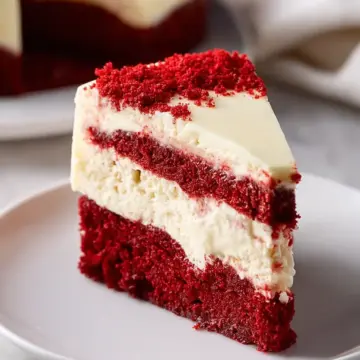 Red Velvet Cheesecake Cake