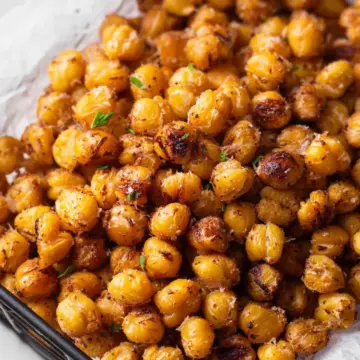 Crispy Parmesan Roasted Chickpeas
