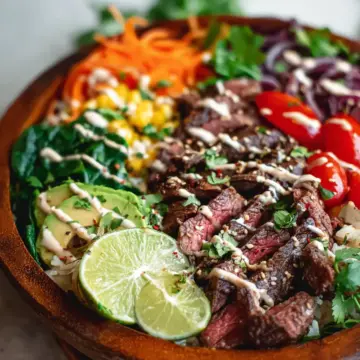 Cilantro Lime Steak Bowls