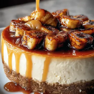 Caramelized Banana Cheesecake Rum