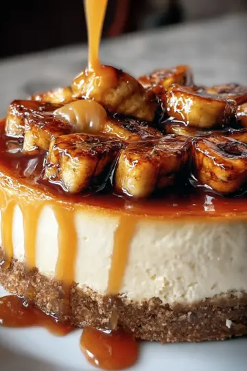Caramelized Banana Cheesecake Rum