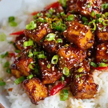 Honey Garlic Tofu