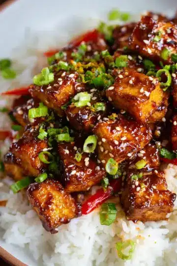 Honey Garlic Tofu