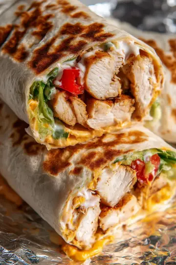 Chipotle Ranch Grilled Chicken Burrito
