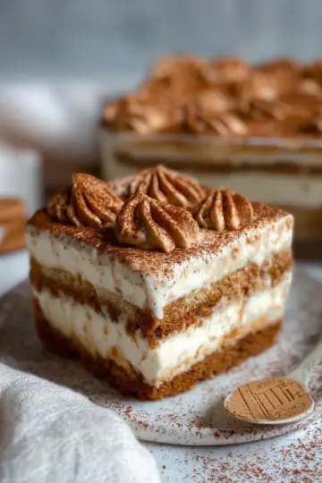 Easy Biscoff Tiramisu