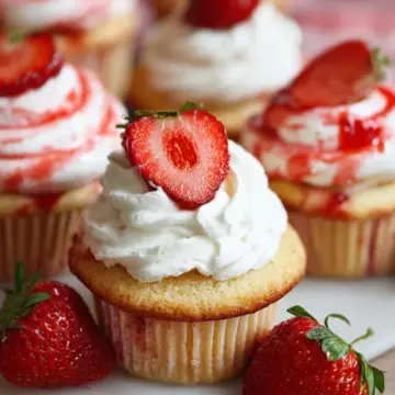 Strawberry Shortcake Cupcakes
