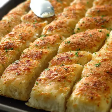 Sheet Pan Garlic Breadsticks
