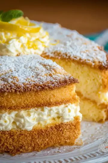 Italian Lemon Cream Cake