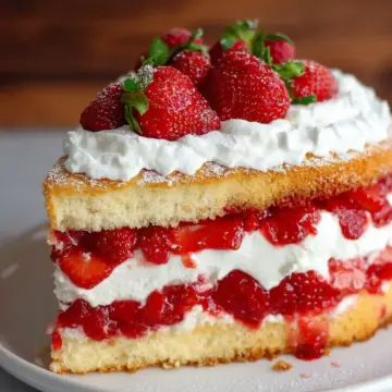 Strawberry Shortcake Cake
