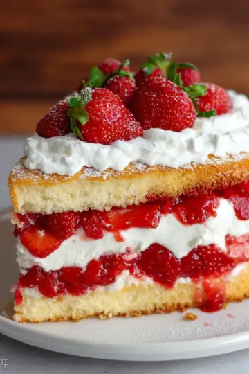 Strawberry Shortcake Cake