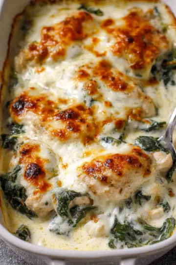 Creamy Spinach Chicken Casserole