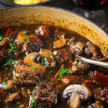 Wild Mushroom and Beef Stew