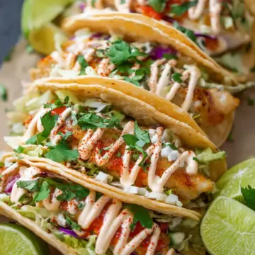 Fish Tacos Recipe with Best Fish Taco Sauce