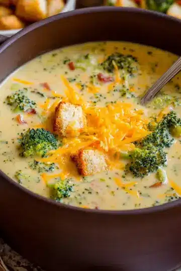 Cheddar Broccoli Potato Soup