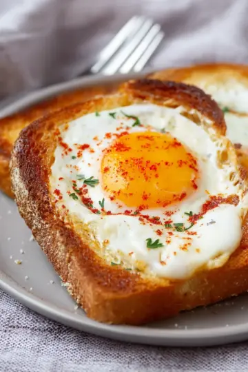 Air Fryer Egg Toast