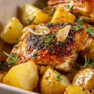 Garlic Butter Chicken and Potatoes