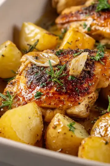 Garlic Butter Chicken and Potatoes