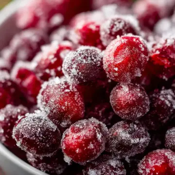 How to Make Sugared Cranberries