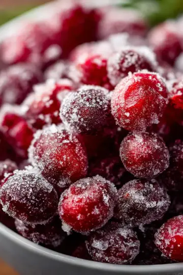How to Make Sugared Cranberries