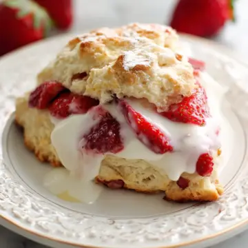 Strawberries and Cream Scones
