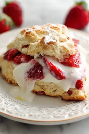 Strawberries and Cream Scones