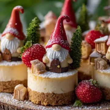 Gnome Mini Cheesecakes
