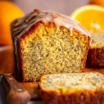 Orange Poppy Seed Dizzle Cake