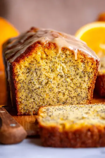 Orange Poppy Seed Dizzle Cake