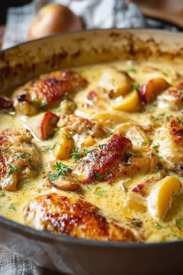 French Chicken Casserole a la Normande