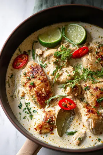 Creamy Coconut Milk Chicken Recipe