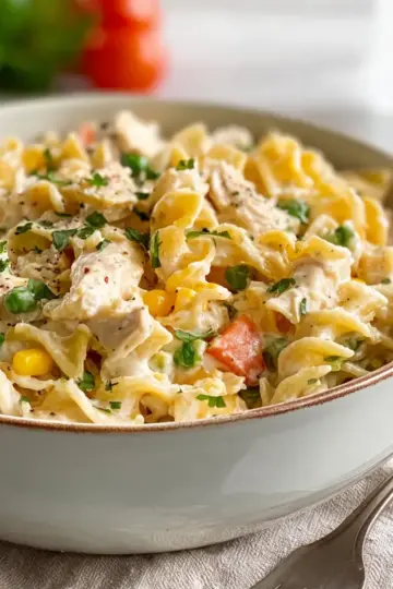 Chicken Pot Pie Pasta Recipe